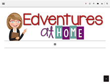 Tablet Screenshot of edventuresathome.com